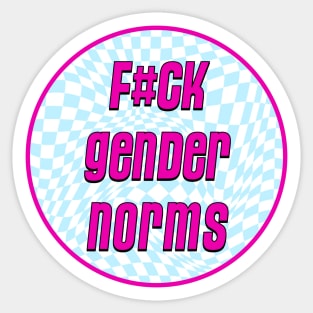 Gender Norms Sucks Sticker